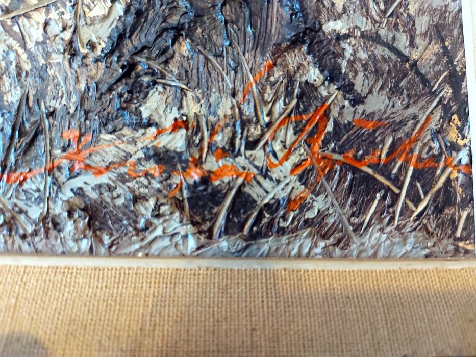 KRISTIAN BJULVER 1910 Stary Obraz Olejny Oryginał Impresjonizm