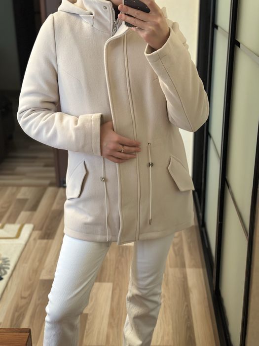 Парка з пальтової тканини s f studio furs