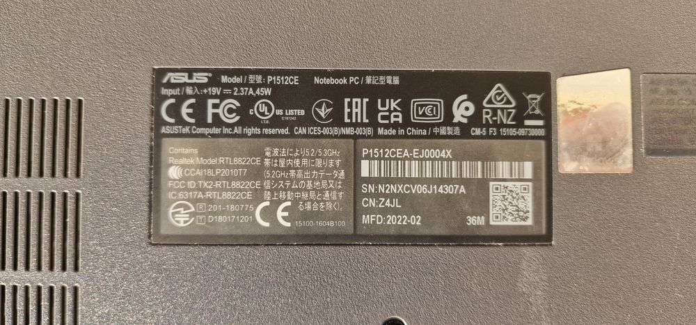Laptop asus i3-11gen/16gb/256ssd/w11