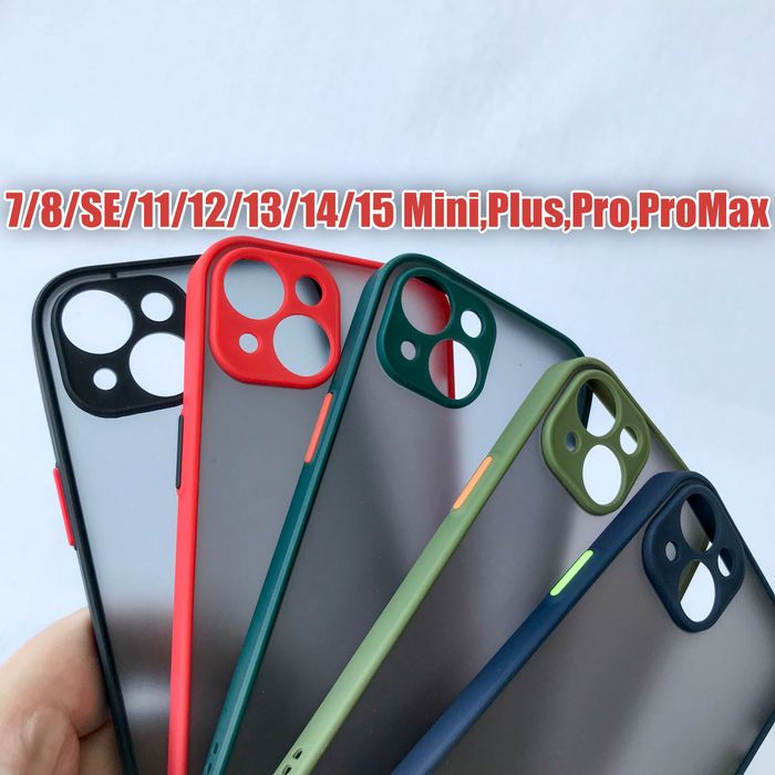 Матовий чохол на iPhone 7 та інші 11·12–Чехол для айфон–Cases