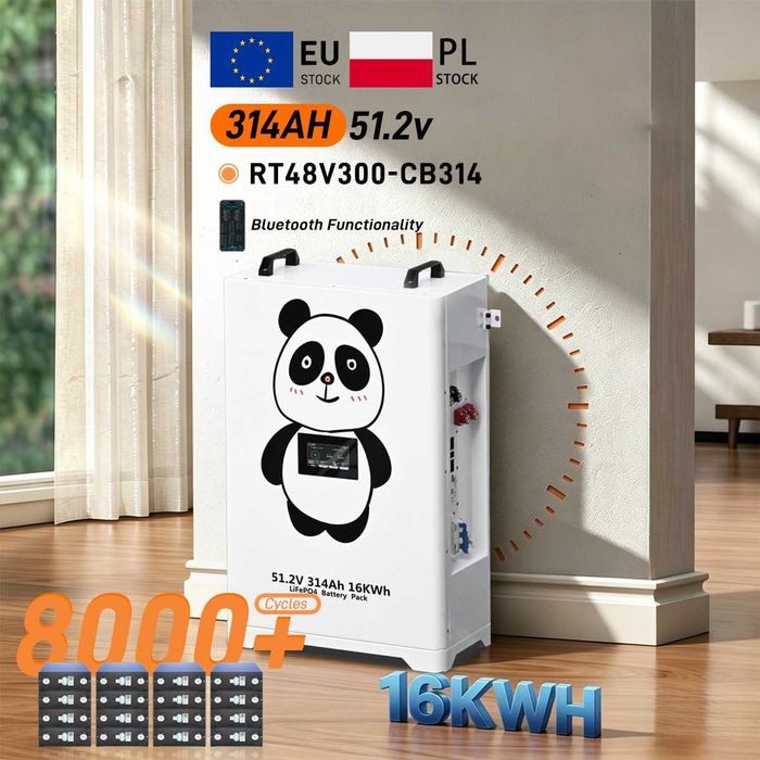 Magazyn Energii Panda JK bms Off-Grid 48V 314Ah 16KW LIFEPO4 LFP QQ7 Bogdan