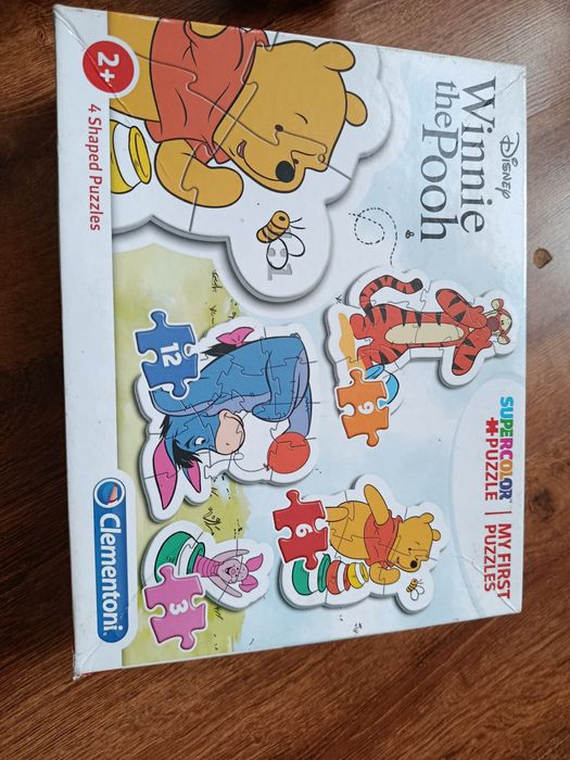 Puzzle Kubuś Puchatek Disney 3,6,9,12 elementów