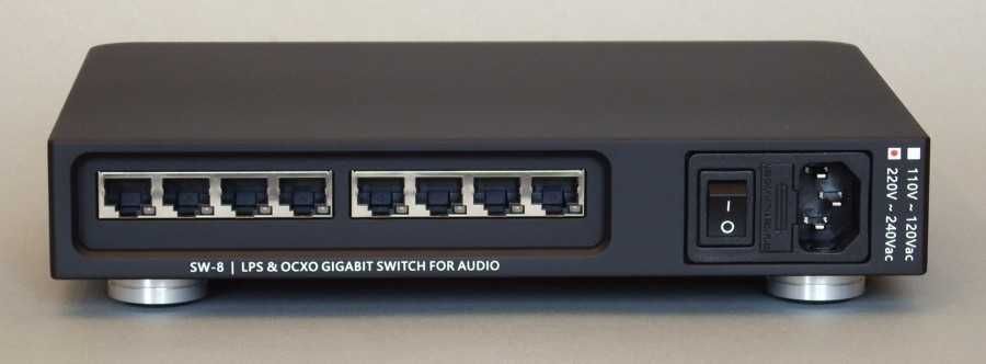 Switch LAN Ethernet do audio LHY SW-8