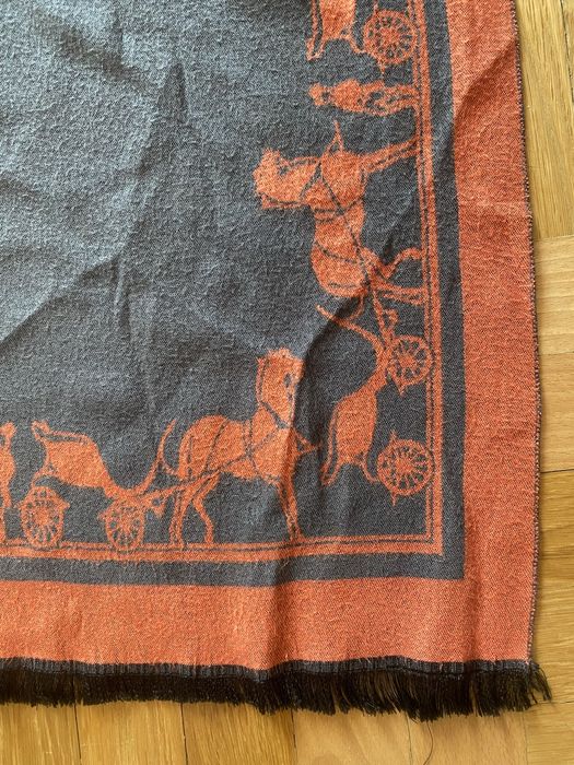 Szalik Hermès dwustronny