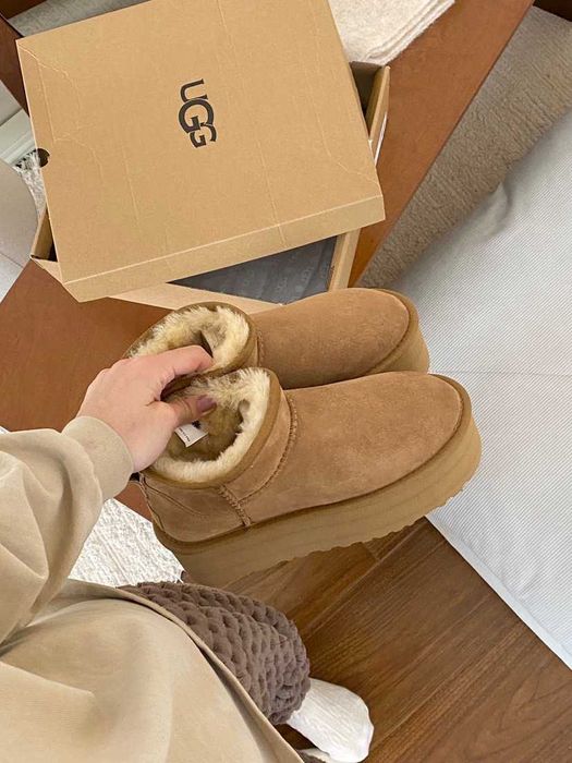 UGG Classic Ultra Mini Platform Boot Chestnut R.39