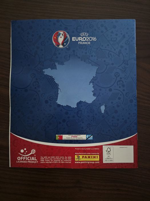Cadernetas Euro França 2016