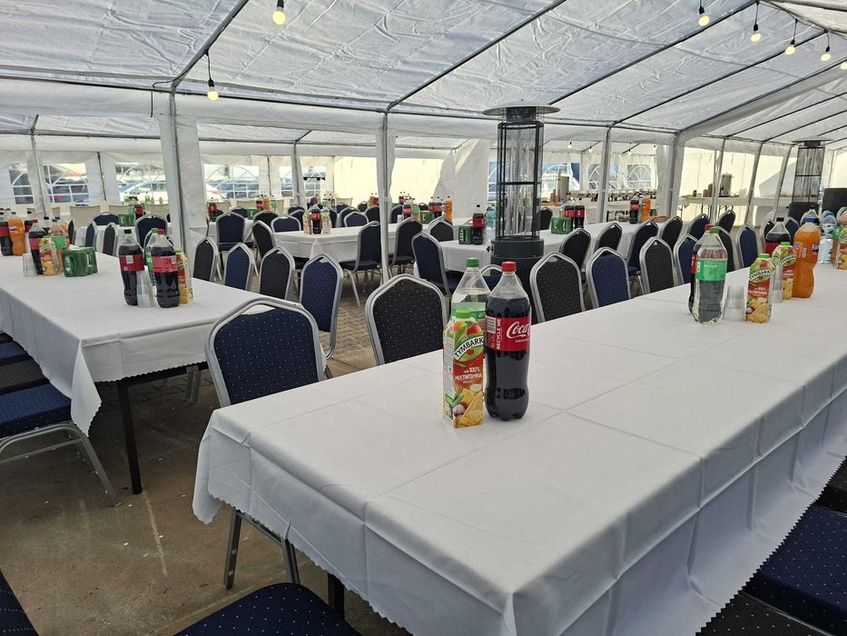 Zorganizuj sylwester czy urodziny w plenerze, wynajem namiotów, stołów