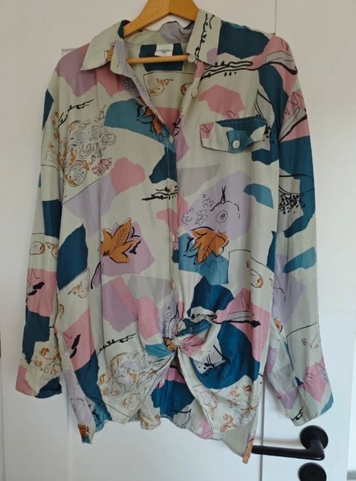 Lux 100% jedwab 42 44 46 koszula jedwabna XL XXL 3XL