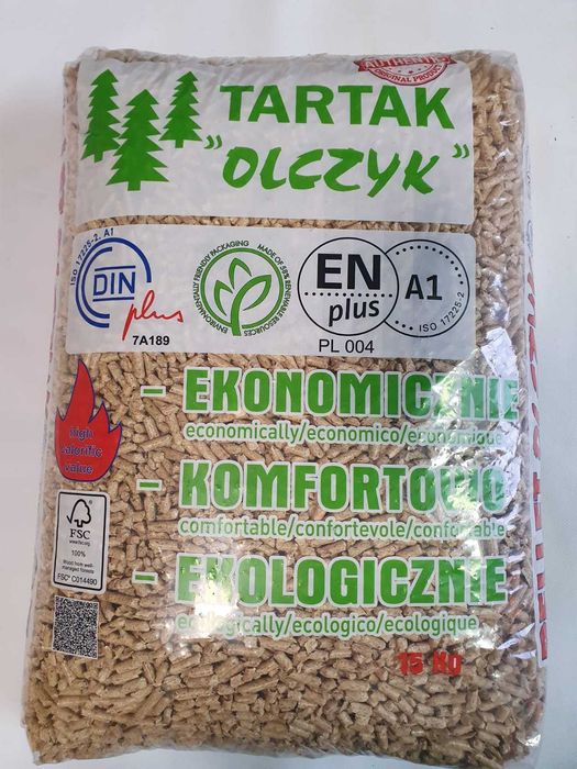 Pellet OLCZYK PREMIUM certyfikat najwyższa jakość!!
