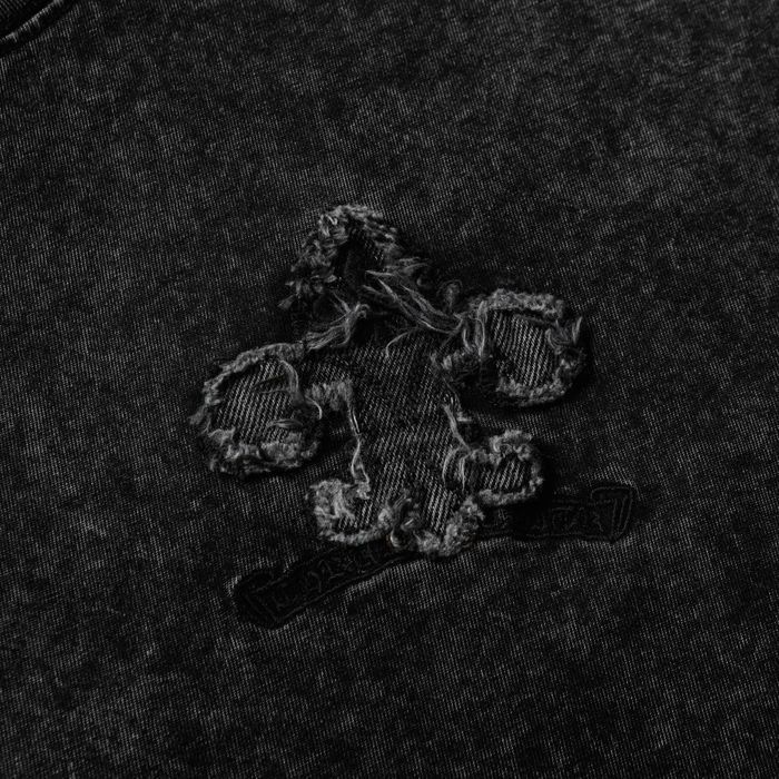 CHROME HEARTS футболка мужская унисекс оверсайз оригинал черная винтаж