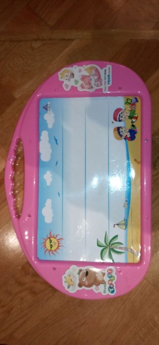 Дитяча компактна дошка для письма та математики, двостороння.