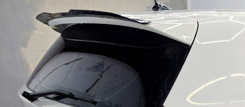 Extensao de aileron BMW e81 e87 spoiler aleron LCI