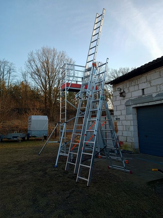 Wynajmę drabina zasięg 9,3 m ,rusztowanie 5,0 m