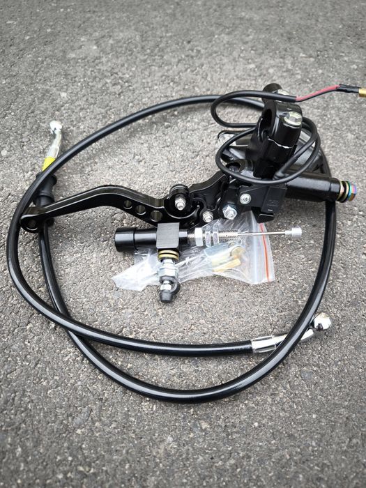 Ручка зчеплення гідравлічна на мотоцикл, ендуро, ручка легкого вижима