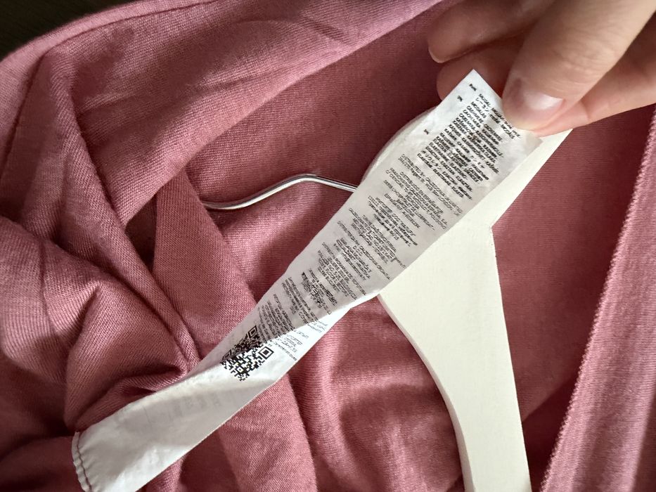 Intimissimi nowa różowa bluzka S 36 top modal Kaszmir dekolt łódka ultralight