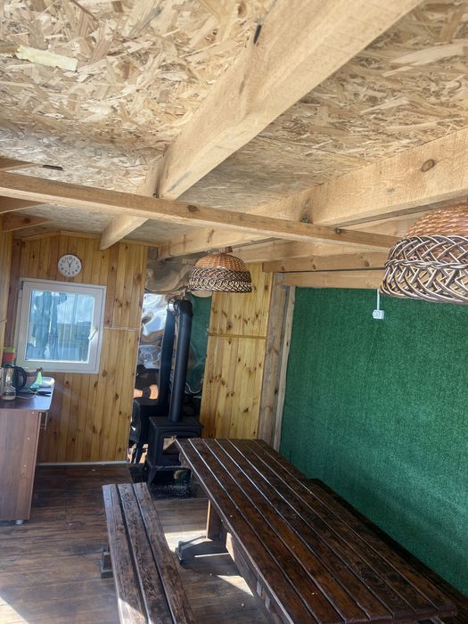 Лазня баня сауна на дровах на березі річки Псел