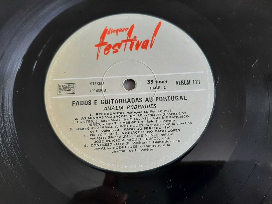 Amália Rodrigues - Fados e Guitarradas au Portugal-França-2 x Vinil LP