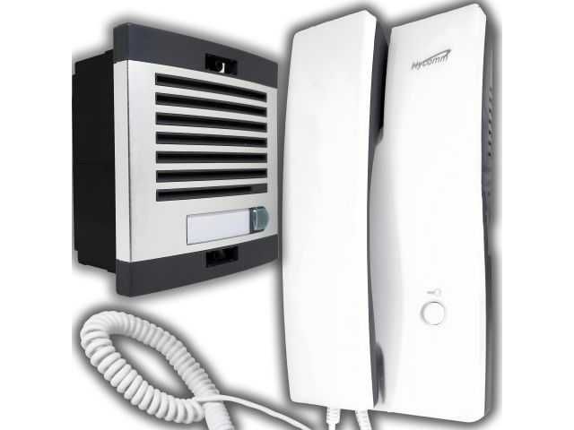 Zestaw Domofonów Domofon Głośnomówiący Słuchawka Furtka Brama Zamek