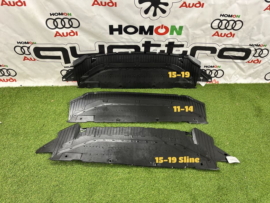 Защита днища бампера Audi A6 C7 захист під бампер Ауді