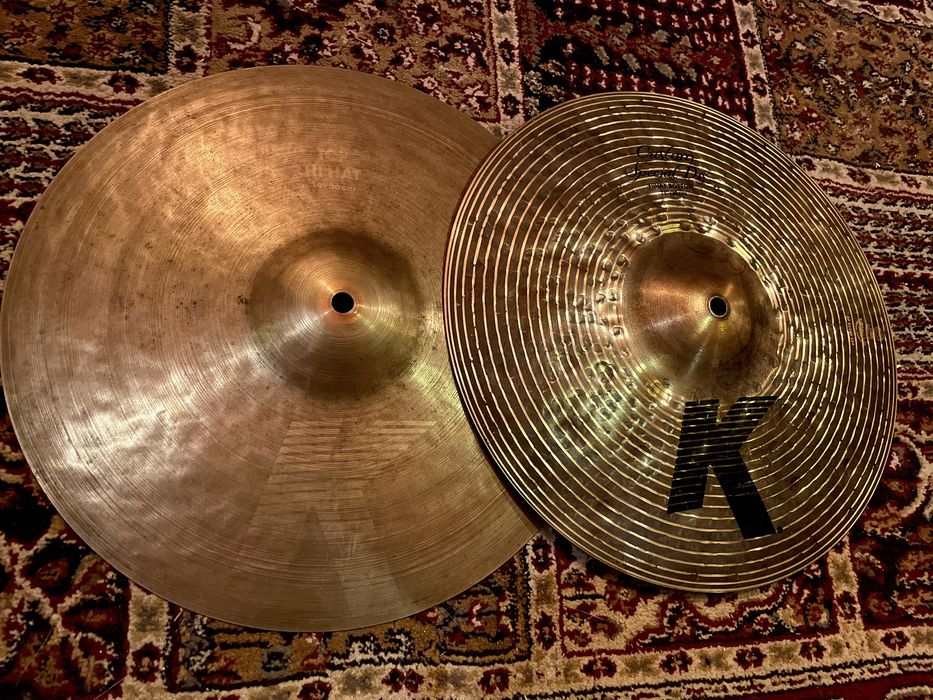 ! Top ! Talerz Zildjian K hi-hat 14” custom special Dry perkusja