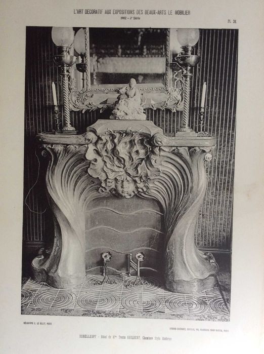 Tema: Mobiliário.  Estampas fotográficas.  Ano 1902.  Public. n.º 1