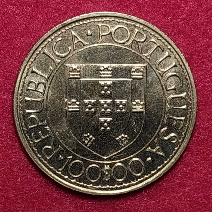 Portugal - moeda de 100 escudos de 1988 Bartolomeu Dias