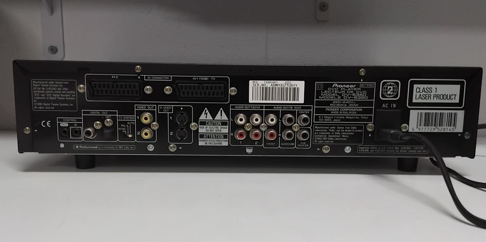 PIONEER leitor de cd e dvd DV-636D