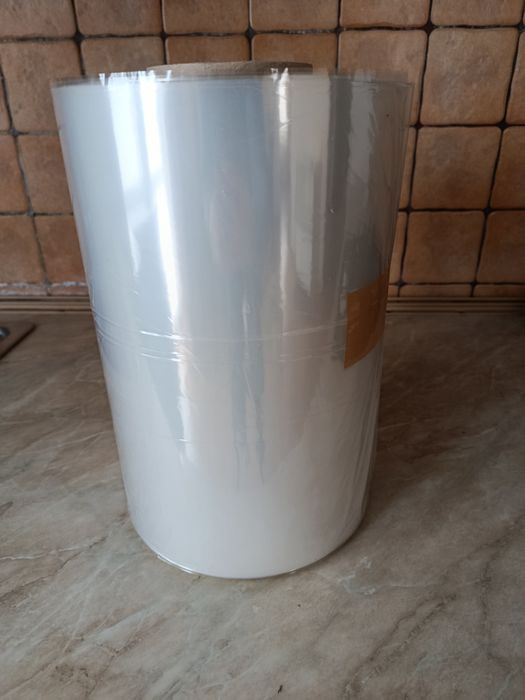 Термозбіжна плівка ПОФ напіврукав 12 мкм 300 мм 700мм вакууматор термо