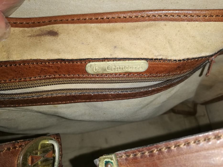 Mala de documentos em pele original Ceancarel