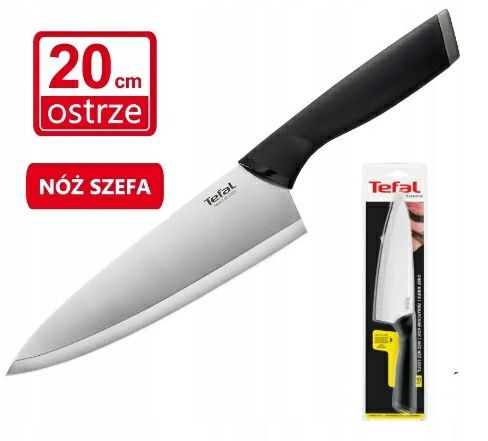 Nóż szefa kuchni kuchenny Tefal 20 cm noże nowy