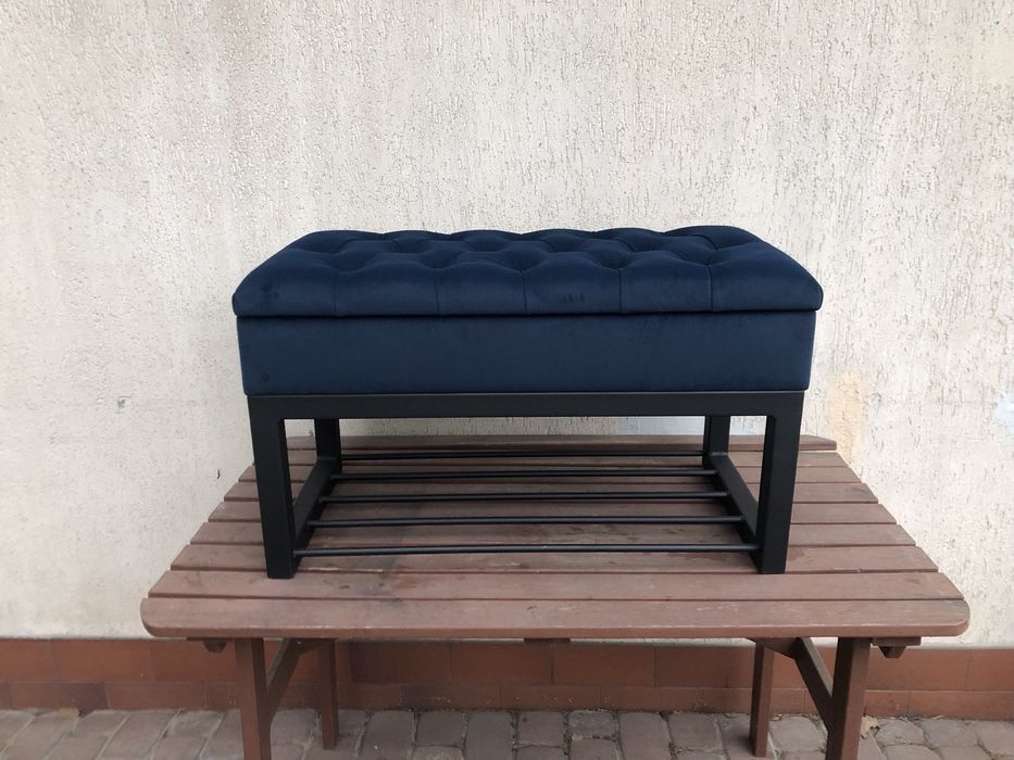 Siedzisko tapicerowane z kuferkiem