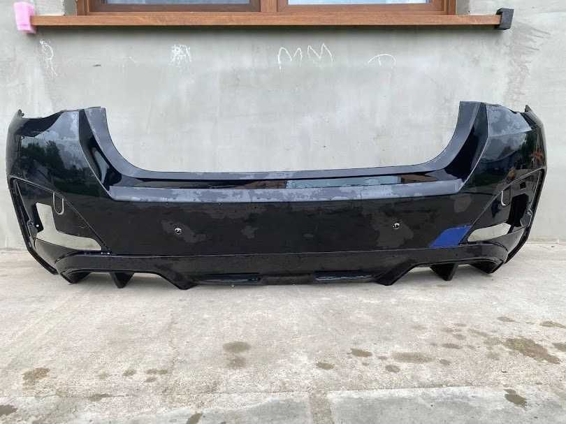 BMW i4 G26 реальний бампер задній M sport BEV спойлер 668 Schwarz