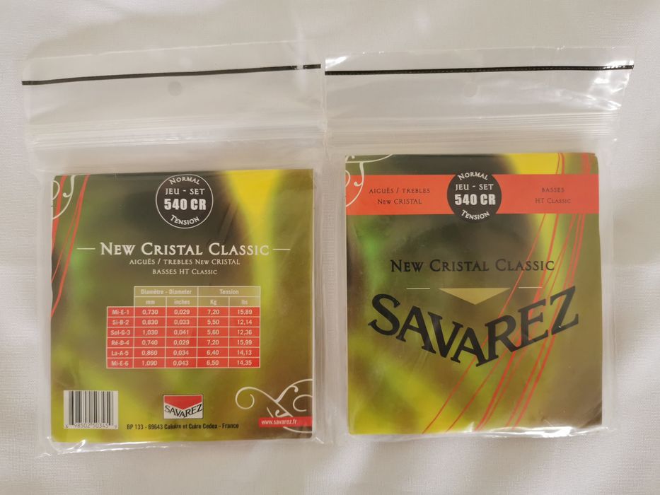 Conjunto de cordas de Nylon Savarez  para guitarra
