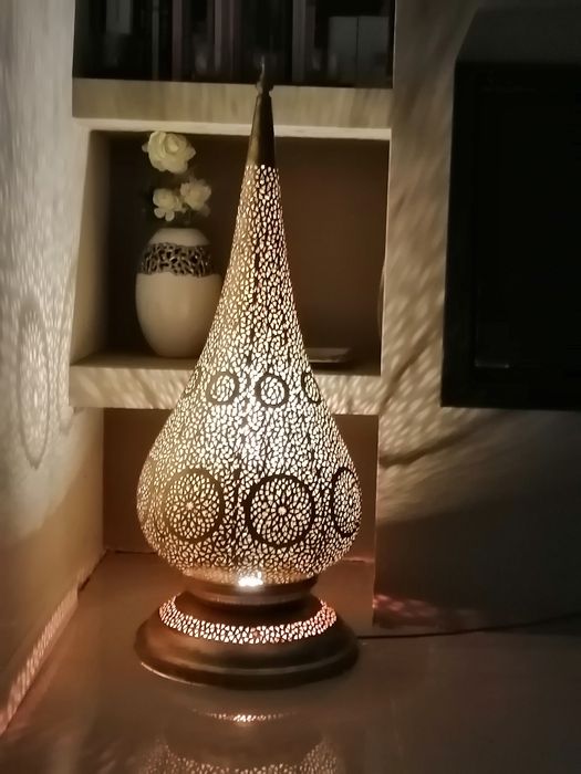 Candeeiro árabe fabrico manual