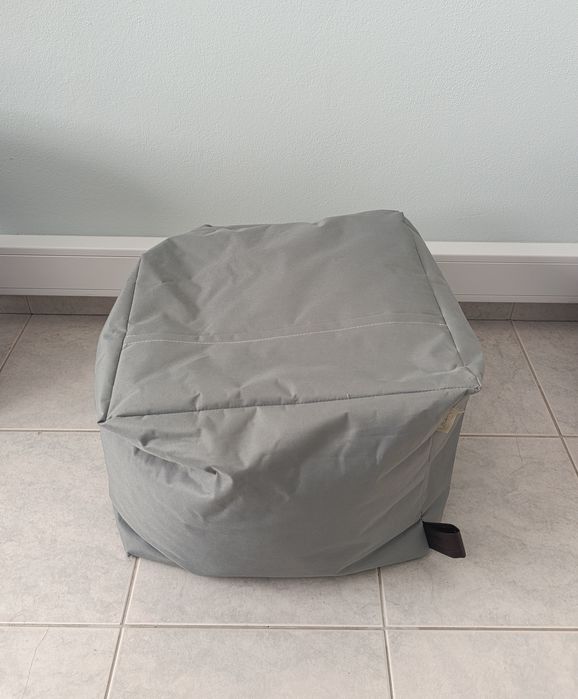 Pufe Hespéride cinzento 45x45x25