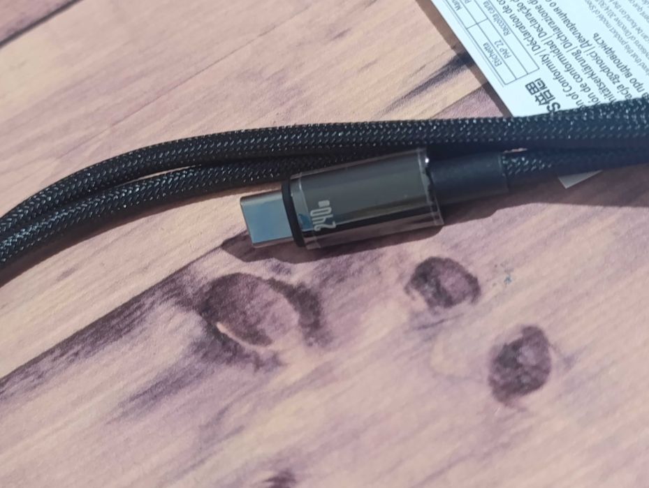 baseus kabel usb-c – usb-c 240W 1m szybkie ładowanie
