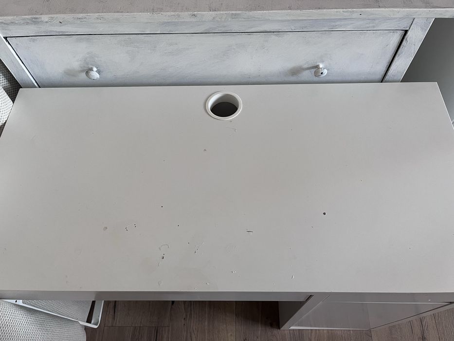 Biurko ikea białe