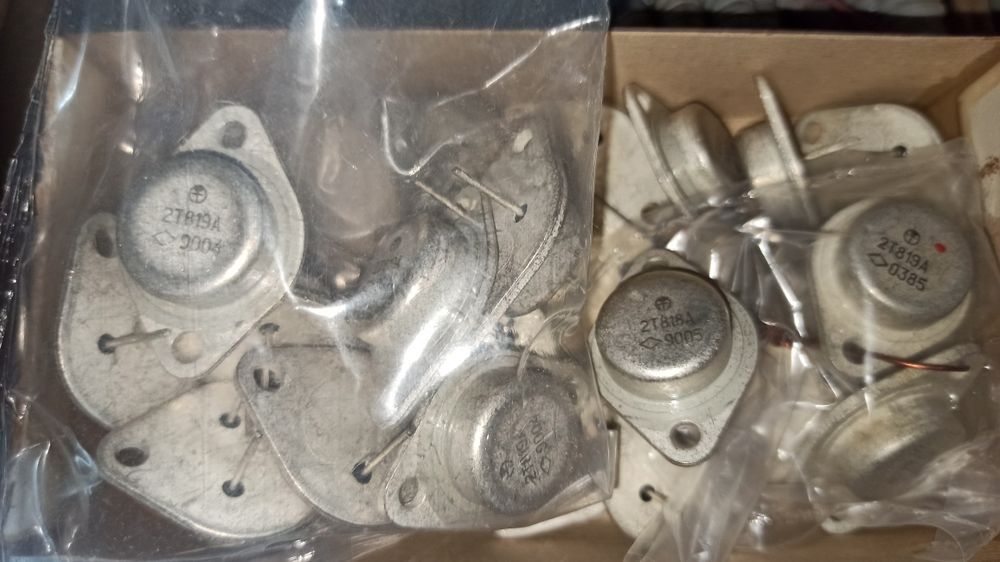 Транзисторы Tesla KD503, КТ819ГМ, КТ825Г, КТ827А, КТ808А, 2Т809 157УД2