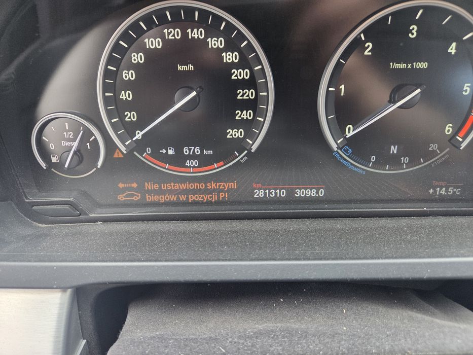Bmw F01 730d uszkodzone