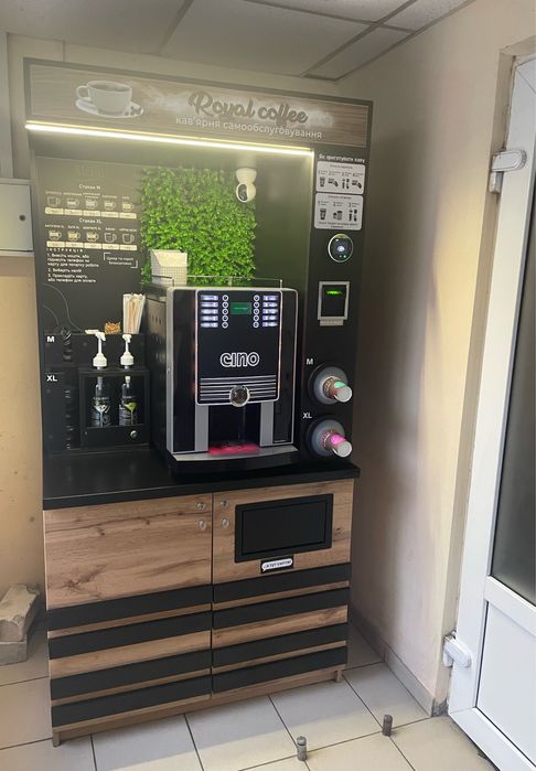 Продам кавярню самобслуговування