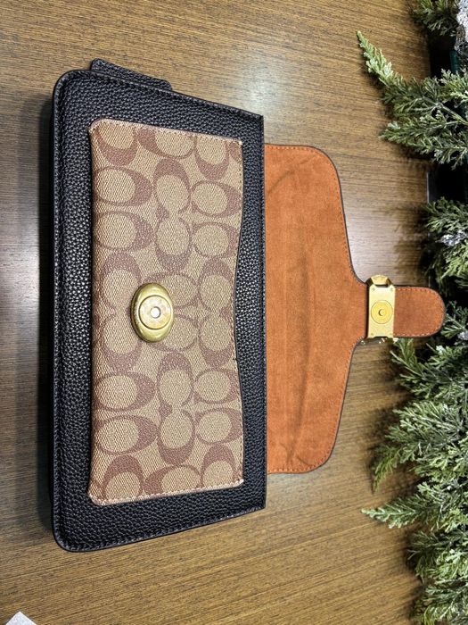 Mala senhora COACH Pele genuina