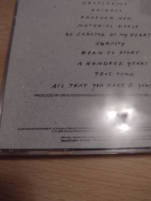 Płyta CD Tracy Chapman 1989