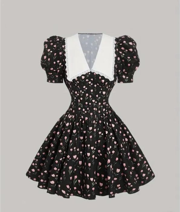 Сукня жіноча з комірцем