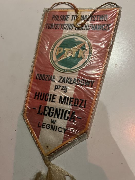 Proporczyk 20 Lat PTTK w Hucie Miedzi Legnica