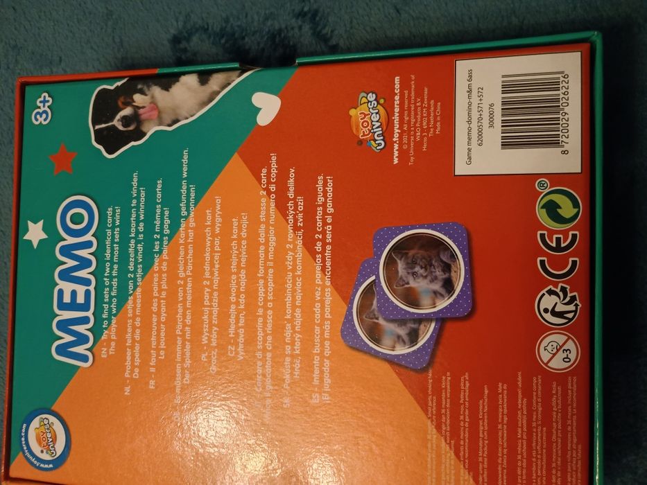 Gra Memo +3 latka