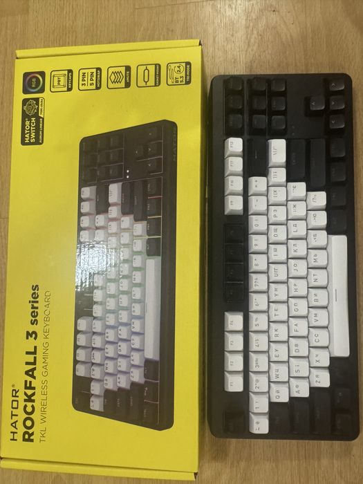 Клавіатура  HATOR Rockfall 3 TKL Wireless