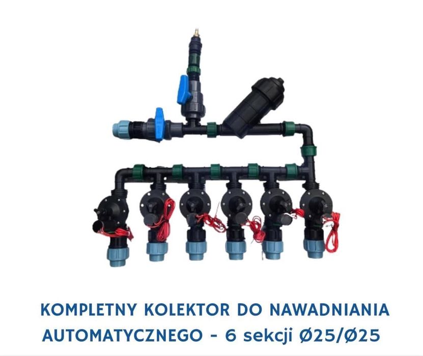 Kompletny kolektor do nawadniania  6 sekcji !