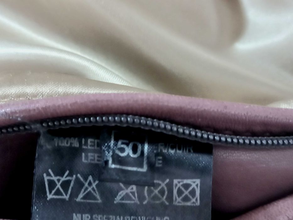 casaco de couro   de  homem de marca lagerfeld