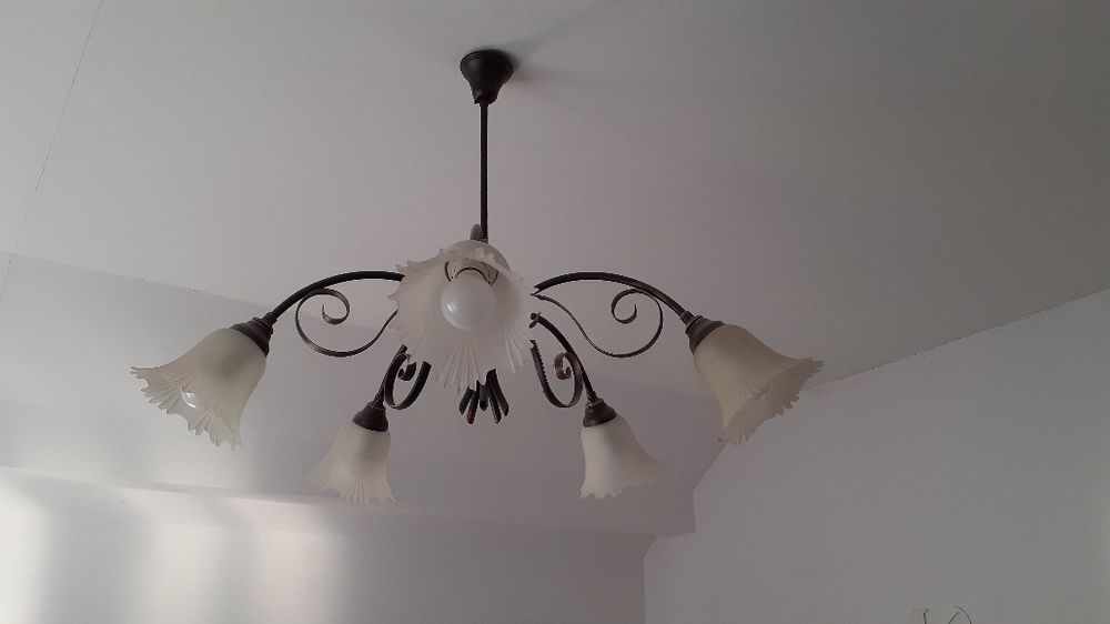 Żyrandol pięcioramienny