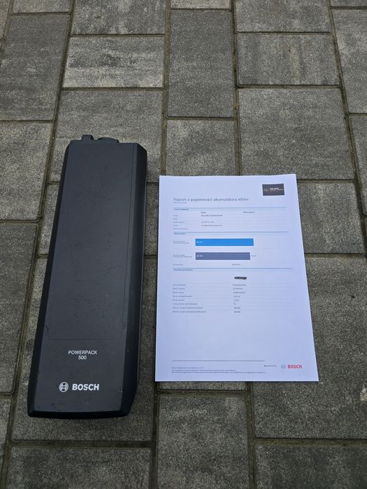 Bateria Akumulator BOSCH POWERPACK 500Wh na bagażnik 75 cykli 93% spra